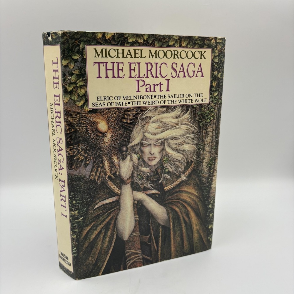 Vintage Elric Saga Part I Michael Moorcock Book Club DJ Nelson Doubleday Fantasy